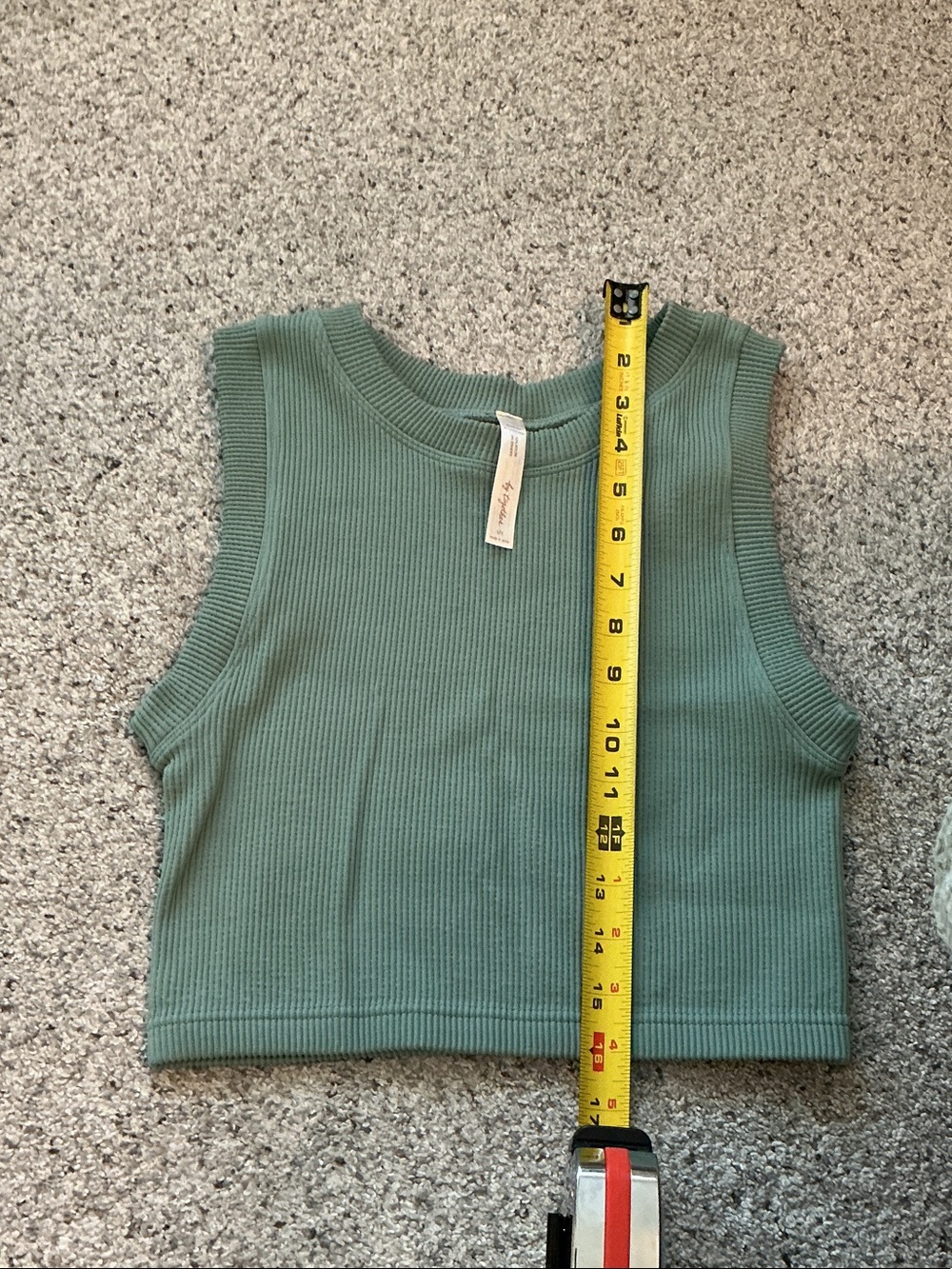 New Bundle of 3 Seamless Tank Tops ~ Pink, Light Blue Polka Dot, Green - Picture 7 of 8